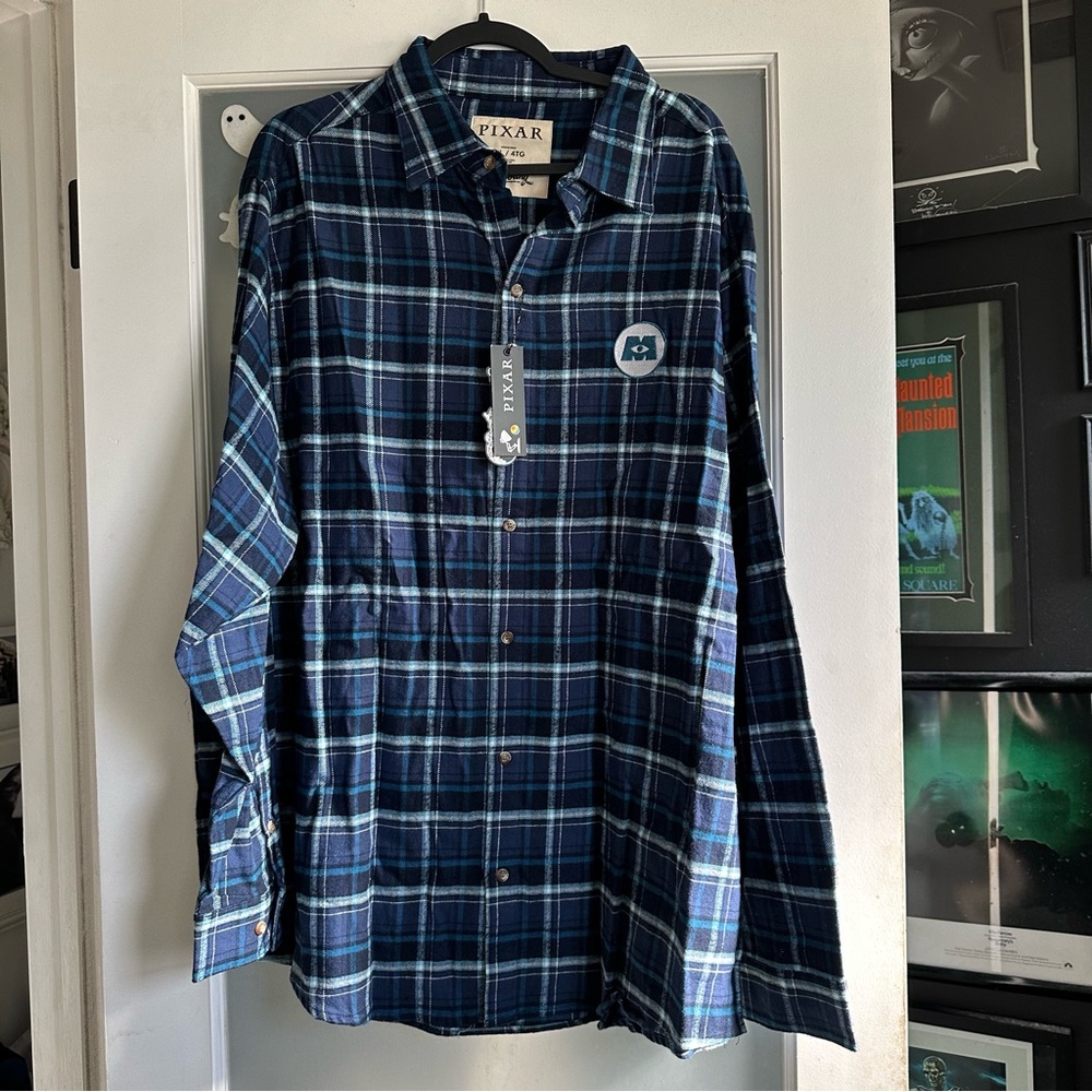 Cakeworthy Disney Monsters Inc Flannel Shirt - Picture 5 of 5